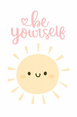 Pelcasa - Poster Sunny Smiles - Gul - Posters - 70X100 - Från Homeroom