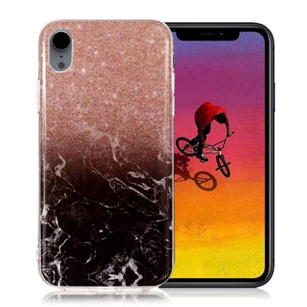 Glitter iPhone Xr skal - Flerfärgad