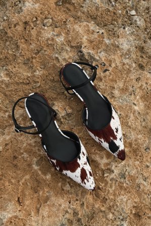 Premium Selection Escarpins en cuir à imprimé - Chaussures en cuir - Multicolore - EU 41