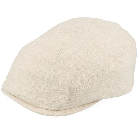Upfront - Beige flatcap Keps - Alfred Sixpence Off White Flat Cap @ Hatstore