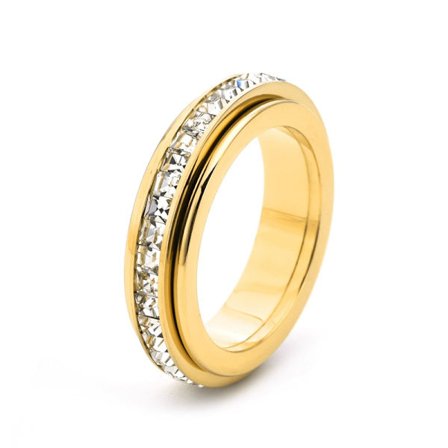 Snoet Zirconia Ring/Stressresistent Ring Guld 17,4 mm