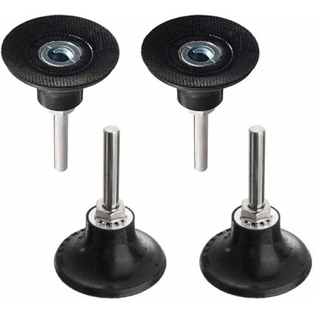 Kiillotuslaikat 50mm kiekkoalusta hiova hioma-alustan pidike kiillotusdorni 1/4'' varrella pikavaihtolukitus pyöreä kiekkoalusta LO-Ron pyörivään 