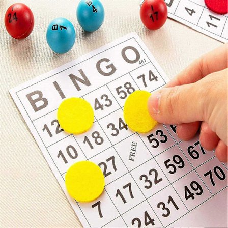 Klassiska Bingobrickor 0-75 Roliga Familjekortspel Bingospel Bingospel för Familj Vuxna Barn{YFL}
