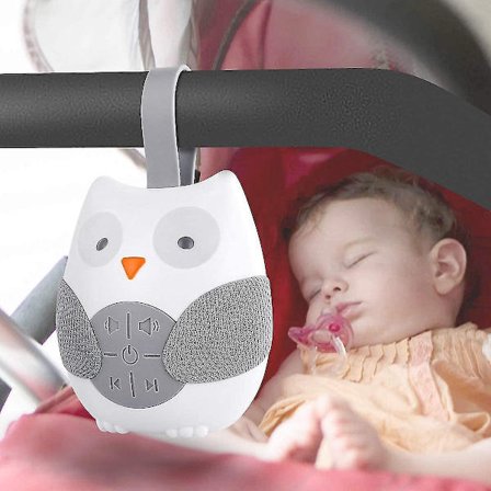 Baby Sleep Pacifier Sound Machine Portable White Noise Noise Machine With 12 Soothing Sounds And 3 Shusher Timers For Traveling Sl