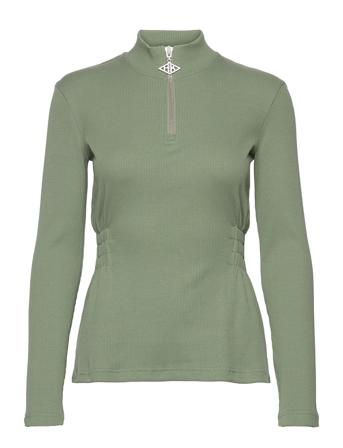 Half Zip Tuck Green HAN Kjøbenhavn Clothing