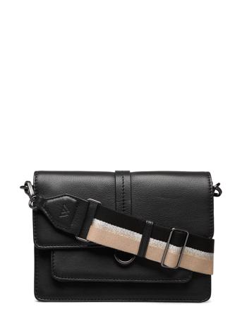 Nolia Guitar Crossbody Bag Olkalaukku Laukku Musta Markberg