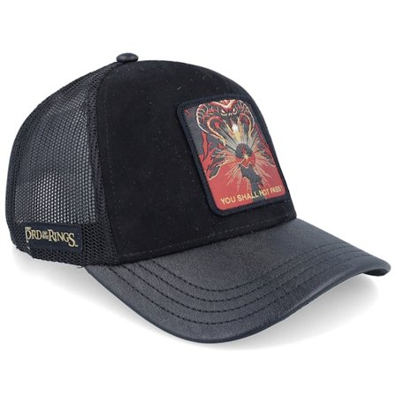 Capslab - Negro trucker Gorra - Lord Of The Rings You Shall Not Pass Black Trucker @ Hatstore