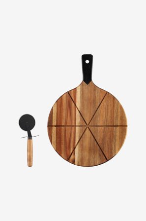 Maku Kitchen Life - Pizzasæt med bakke og udstikker - Køkkenredskaber - Fra Homeroom