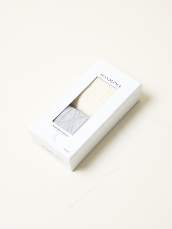Jean Paul - Nella 2 pk sokk - Dame - Hvit - Undertøy - 36-41