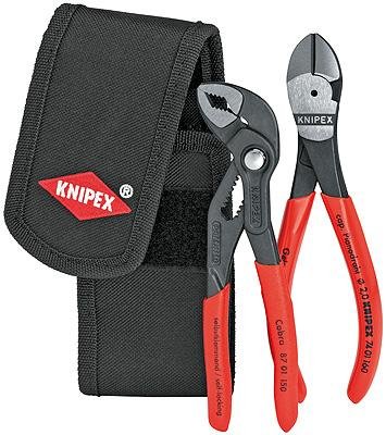 Knipex Mini Pliers set in belt tool pouch