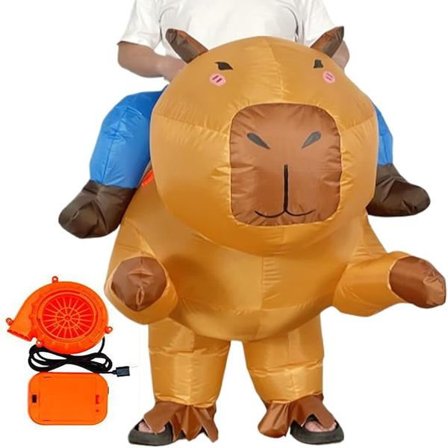 Kapybara Halloween-kostyme for voksne - Karnevalskostyme, barnetog, kostymefester og forestillinger 150-190cm{SL} 150-190cm
