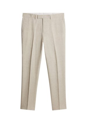 J.Lindeberg - Grant Super Linen Pants - Grå - Man - 46