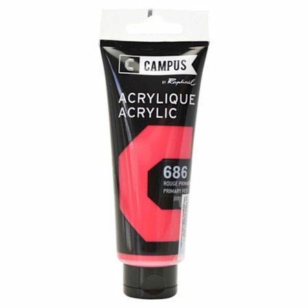 Akrylfärg - Campus by Raphael - 686 - Primärröd - 100 ml