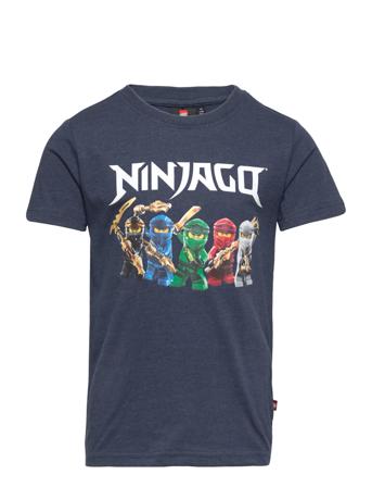 Lwtaylor 121 - Ss T-Shirt T-shirts Short-sleeved Marineblå LEGO Kidswear*Betinget Tilbud