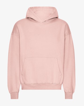 Organic Oversized Hood - Faded Pink - Male - L