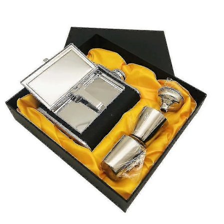 5oz Whiskyflaske Spiritusflagon 18/8 Rustfrit Stål Alkohol Lommelærke Alkohol Tragt Lommelærke Sæt