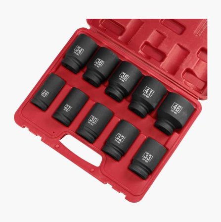 Krafthylssats 3/4" djupa 10 st. - Biltema