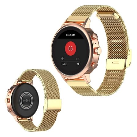 Garmin Vivoactive 4S elegant rustfrit stål Urrem - Guld