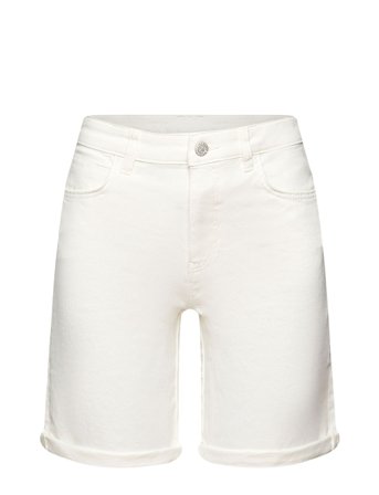 Cotton Stretch Shorts White Esprit Casual