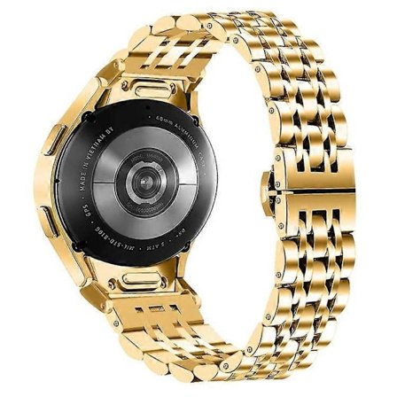 Yhteensopiva Samsung Galaxy Watch 5 / 5 Pro / Watch4 / Watch4 Classic 46mm:n kanssa, korvaava ranneke ruostumattomasta teräksestä