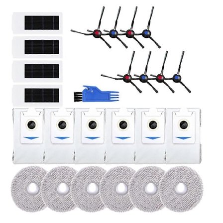Tarvikkeet Deebot T30 / T30 Max / T30 Pro -imureille: harja, moppiliina, HEPA-suodatin, pölypussin varaosat