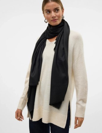Vero Moda Vmcarrie Scarf Noos - Black - ONE SIZE