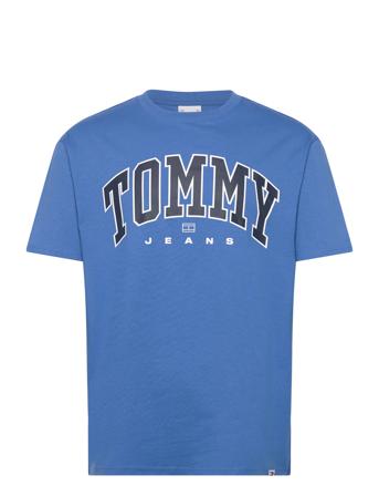 Tjm Reg Arch Varsity Tee Ext Blue Tommy Jeans