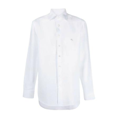 Etro, 1K52682850990 Shirt Biały, Mężczyzna, Rozmiar: 2XL