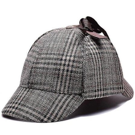 [PL】1 stk. Sherlock Holmes Detektiv Baskerhat Unisex Cosplay Tilbehør