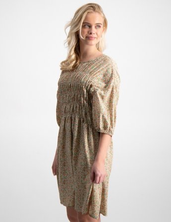 Grunt Urbi Flo Dress Orange Kjoler Pige - Kids Brand Store