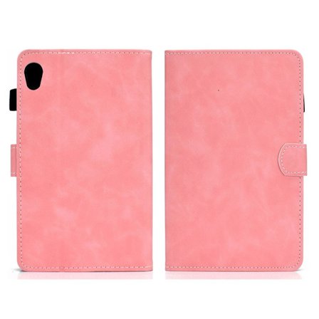 Lenovo Tab M10 HD Gen 2 läderfodral i mikrofiber - Rosa