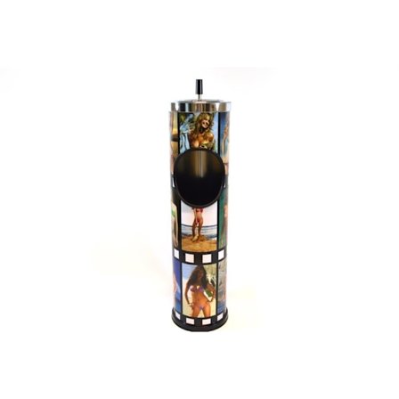 Askkopp med Bikini tjejer och Papperskorg