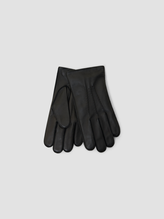 MATCH - Cameron skinnhanske - Redford - Str. S/M - Herre - Tilbehør - Svart - 100% skinn- lam