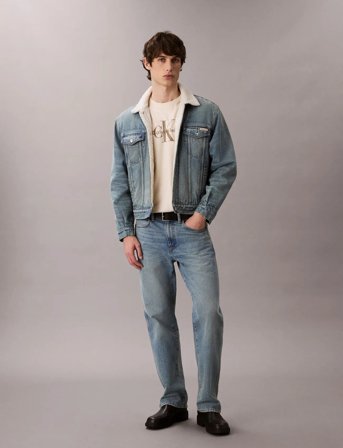 Calvin Klein Jeans Ss Hero Monologo Tee 20S - Cream - XL