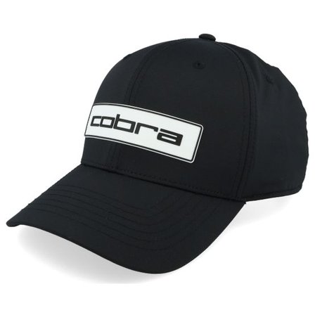 Cobra - Svart adjustable Keps - Tour Tech Cap Black/White Adjustable @ Hatstore