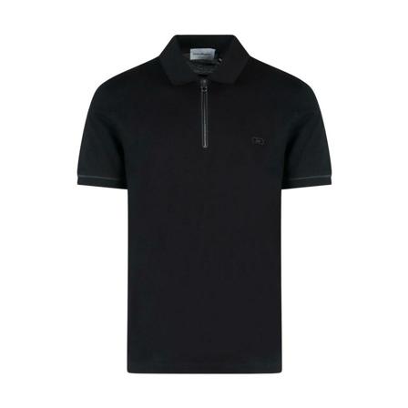 Salvatore Ferragamo Casual Shirts Sort, Herre Polo