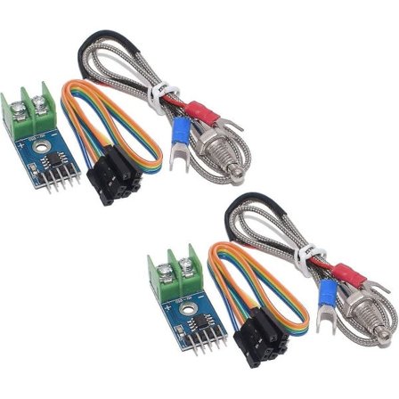 2 kpl Max6675 K-tyypin termoelement-lämpötilasensori 0-800 astetta Shibaod