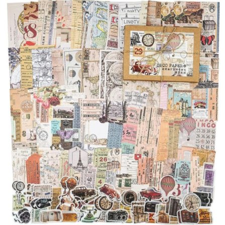 Klistermärken Vintage Paper Vintage Stickers