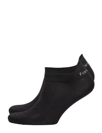2-Pack Light Knit Ankle Sokker Black Famme