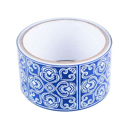 Dekorteip Blå&Hvit Porselen E E