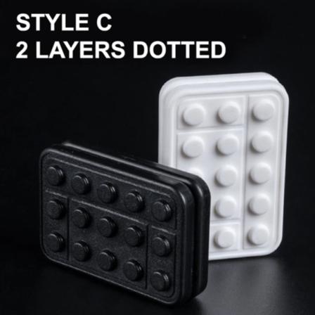 Edc Push Brand Magnetisk Dekompression Fyrkantig Fingertop Toy Pop
