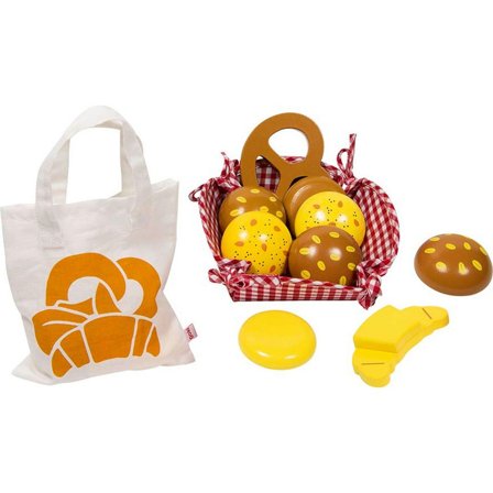 Brödkorg och bröd 11 delar - Lyreco - Skola och förskola - Lekmaterial - Kök och matlek