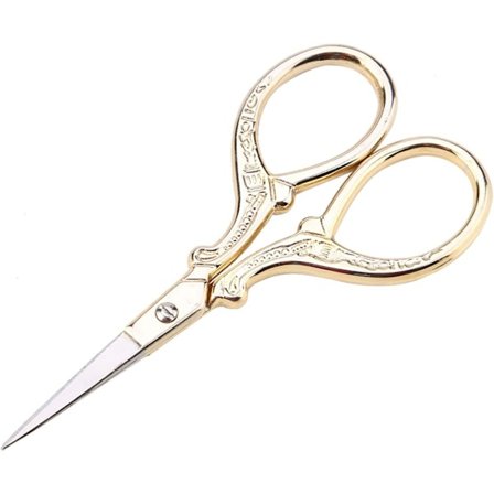 Broderisaks, Antik Syningssaks i Rustfrit Stål, Husholdningssaks til Syning, Saks til DIY-Håndværk