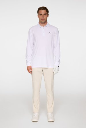 J.Lindeberg - Florian LS Polo - Golf - White - Men - M