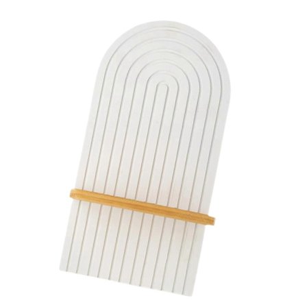 Lysestage Boho Dekor Træ Regnbue Væghylder til Kontor Stue