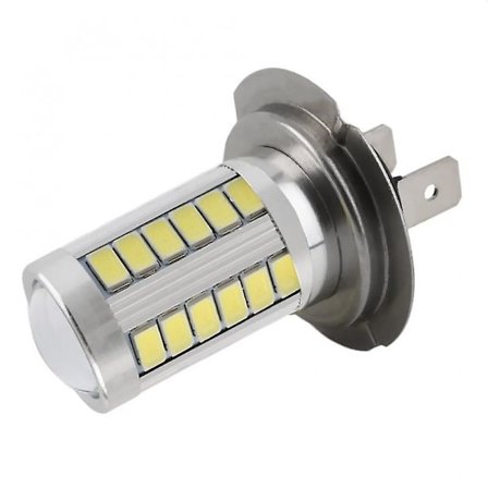 2 kpl Super Bright White H7 5630 33 Smd Led 6000k 8w Dc 12v Auton Sumuvalo Automaattinen Ajovalo High