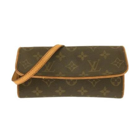 Louis Vuitton Vintage, Pre-owned Canvas louis-vuitton-bags Bruin, Dames, Maat:ONE Size