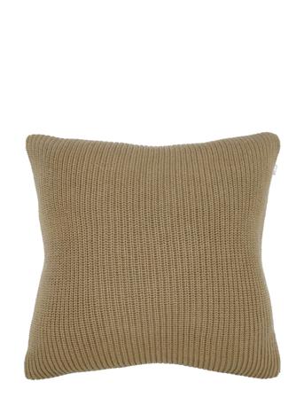Cushion Knitted Lines Home Textiles Cushions & Blankets Cushion Covers Vihreä Present Time