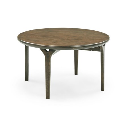 Roots sofabord, Ø80 - Røget egetræ - 80x80x45 - Sofabord