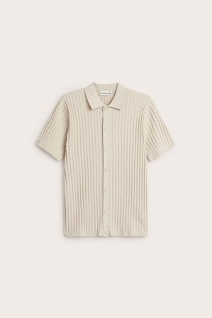 Kappahl | Strikkegenser med struktur | Lys beige